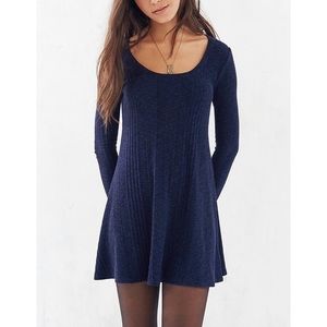 Navy Urban Outfitters Sweater Dress